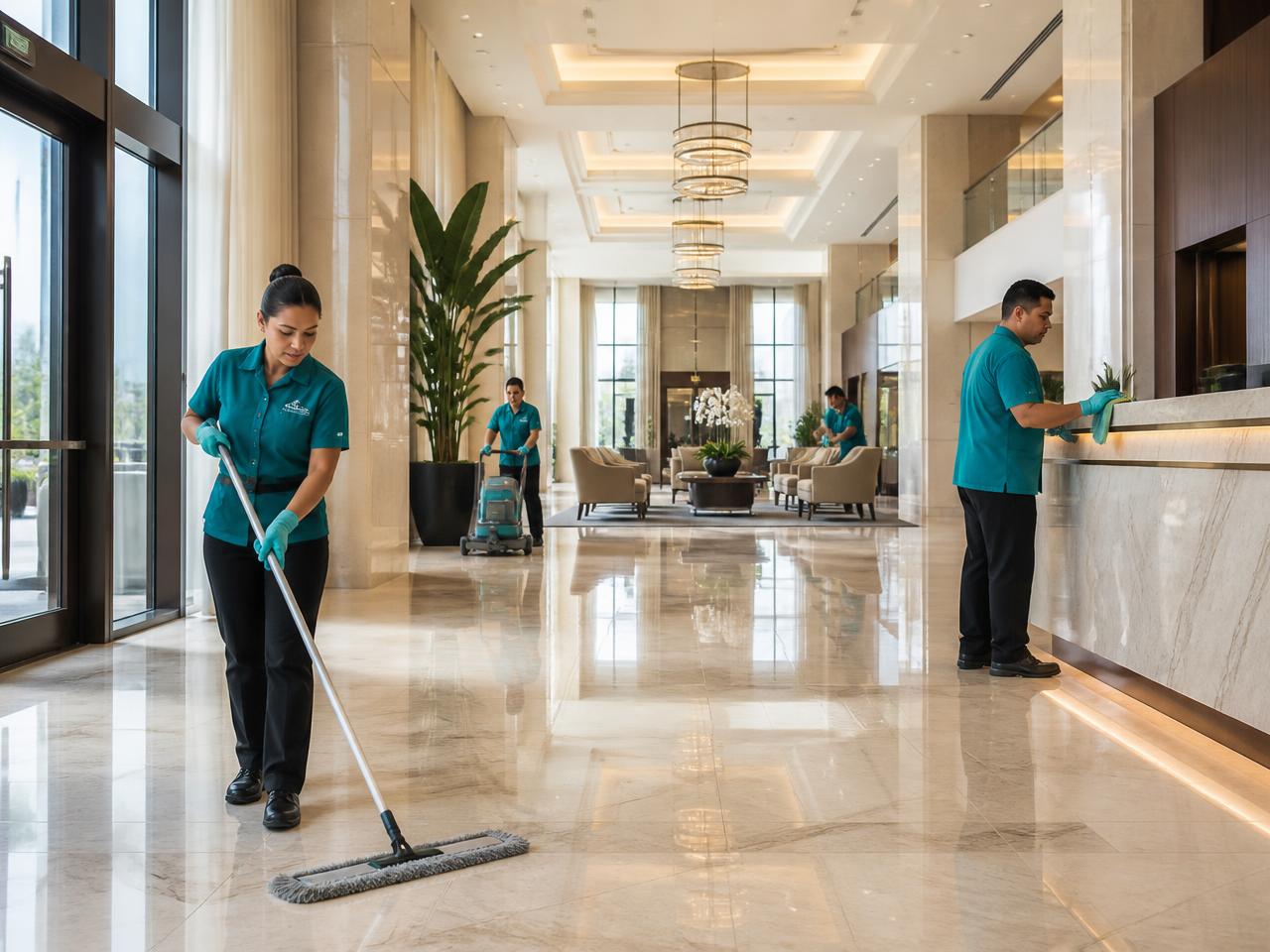Hotels & Resorts cleaning by Xplendore