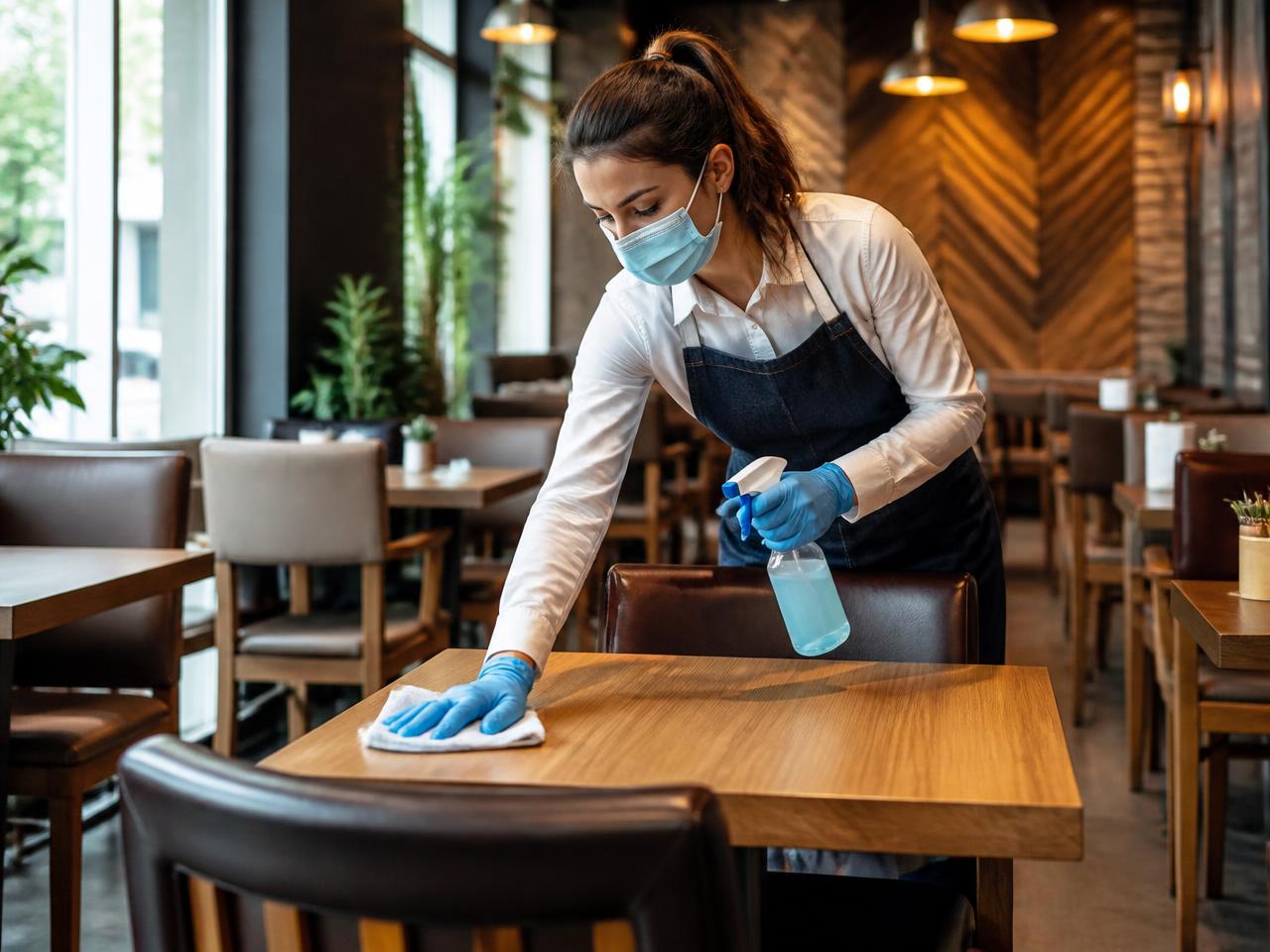 Restaurants cleaning by Xplendore